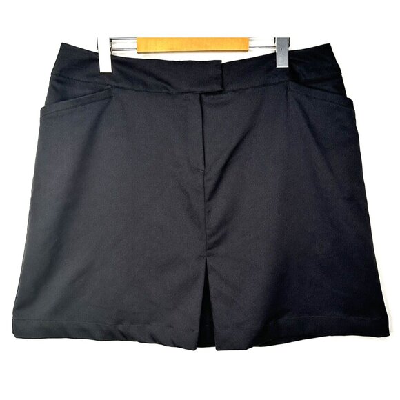 Tail White Label Womens Skirt Tennis Lined Stretch Pull On Skort Black Size 14 - Picture 1 of 10